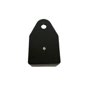 (Code:TR/AL-SWB/A) Aluminium Square Top Rail 32mm*24mm- Wall Side Fixing ADJUSTABLE Wall Bracket BLACK Surface