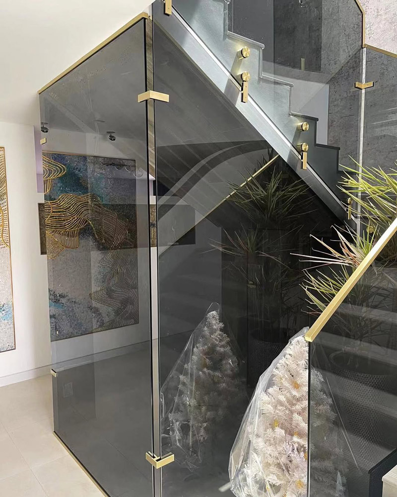 Installed Tinted Glass Balustrade