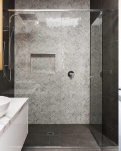 Newly Installed Shower Screen In Wollongong