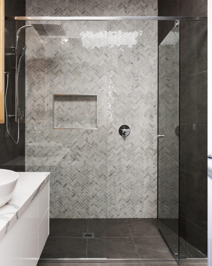 Newly Installed Shower Screen In Wollongong