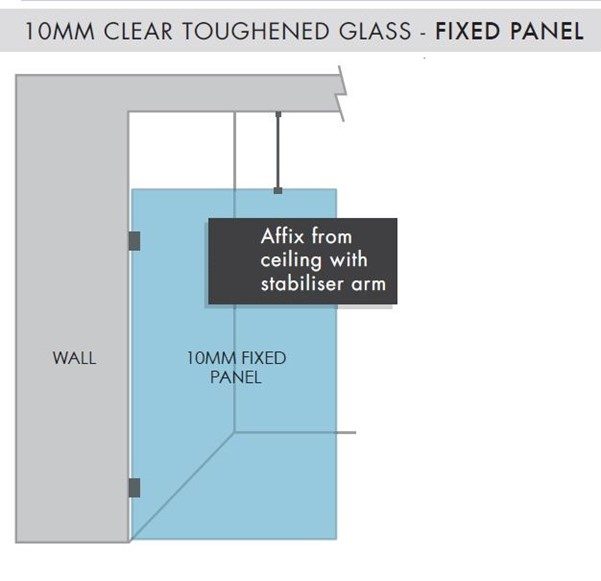 100mm Clear Toughened Glass — Glass Suppliers in Wollongong, NSW